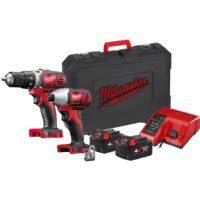  Milwaukee M18 BPP2D-402C 4933447126 (шуруповерт, винтоверт, 2 АКБ, кейс) — Chaika Market
