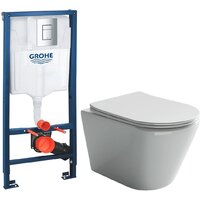 Унитаз подвесной Ceramica Nova Rimless CN1804 + 38772001 — Chaika Market