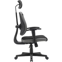 Офисное кресло CACTUS CS-CHR-MC03-BKGY (черный/серый) - Изображение №3 — Chaika Market