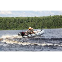 Моторно-гребная лодка Адмирал АМ-360 S серый/черный - Изображение №8 — Chaika Market