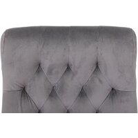 Офисное кресло Бюрократ T-9928SL Fabric (серый Italia 26/крестовина металл хром) - Изображение №4 — Chaika Market