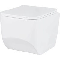 Унитаз подвесной Roxen Boro в комплекте с инсталляцией StounFix Dual Fresh 6 в 1 966418 (кнопка: серый бетон) - Изображение №4 — Chaika Market