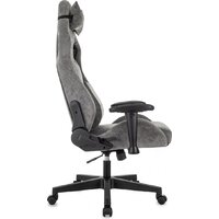 Игровое (геймерское) кресло Zombie Ghost Fabric (серый Light-19) - Изображение №3 — Chaika Market