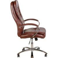 Офисное кресло Меб-ФФ MF-330 (коричневый) - Изображение №4 — Chaika Market