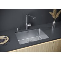 Кухонная мойка Paulmark Next 58 Uni PM215844-BS (стальной/брашированная сталь) - Изображение №8 — Chaika Market