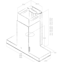 Кухонная вытяжка Elica Haiku WH/A/90 - Изображение №3 — Chaika Market