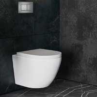 Унитаз подвесной Roxen Antares One Rimless 6 в 1 StounFix Dual Fresh 614314 (оружейная сталь/металл) - Изображение №12 — Chaika Market