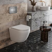 Унитаз подвесной Roxen Antares One Rimless 6 в 1 StounFix Dual Fresh 614314 (оружейная сталь/металл) - Изображение №11 — Chaika Market
