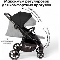 Коляска прогулочная «книга» Bubago Model Bass Light BG 137-5 (черный) - Изображение №4 — Chaika Market