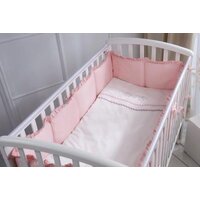 Детский комплект постельного белья Perina Toys Sateen Collection 6 предметов (розовый) — Chaika Market