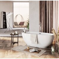 Ванна Polimat Kivi 165x75 (отдельностощая, белый) - Изображение №2 — Chaika Market