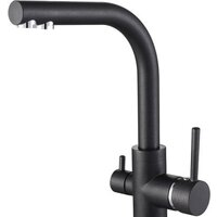 Смеситель ZorG Akvaduo Premium Brass black metallic — Chaika Market
