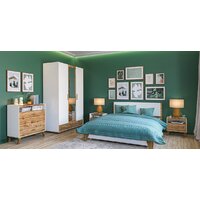 Тумба Неман мебель Сканди МН-036-28 (дуб вотан-белый) - Изображение №2 — Chaika Market