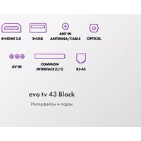 Телевизор Evo TV 43 Black TD0051752RU - Изображение №5 — Chaika Market