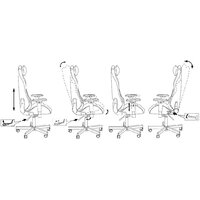 Игровое (геймерское) кресло Бюрократ Knight N1 Fabric (розовый Velvet 36) - Изображение №14 — Chaika Market