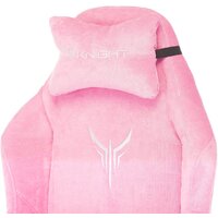 Игровое (геймерское) кресло Бюрократ Knight N1 Fabric (розовый Velvet 36) - Изображение №11 — Chaika Market