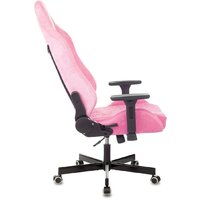 Игровое (геймерское) кресло Бюрократ Knight N1 Fabric (розовый Velvet 36) - Изображение №2 — Chaika Market