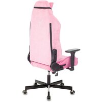 Игровое (геймерское) кресло Бюрократ Knight N1 Fabric (розовый Velvet 36) - Изображение №8 — Chaika Market