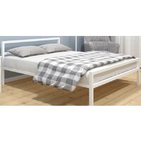 Кровать ИП Князев Наргиз 90x200 (белый) — Chaika Market