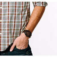 Наручные часы с украшением Fossil Machine Chronograph FS5251SET - Изображение №8 — Chaika Market