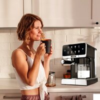 Рожковая кофеварка Yoer Creamo EMF03BK - Изображение №2 — Chaika Market