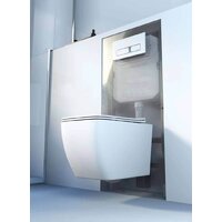 Унитаз подвесной Roxen Boro в комплекте с инсталляцией StounFix Dual Fresh 6 в 1 966244 (кнопка: бежевый) - Изображение №17 — Chaika Market