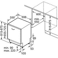 Встраиваемая посудомоечная машина Bosch Serie 4 SMV46KX04E - Изображение №10 — Chaika Market