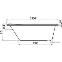 Ванна Santek Ибица 150x100 R [1WH112035] - Изображение №2 — Chaika Market