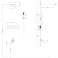 Душевая система  Abber Daheim AF8253B (черный матовый) - Изображение №3 — Chaika Market