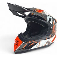 Мотошлем AIM RH855 Carbon Razor RH855R-DWR-XS (XS, белый/красный) - Изображение №2 — Chaika Market