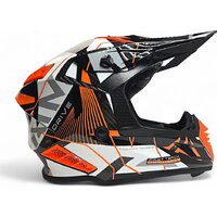 Мотошлем AIM RH855 Carbon Razor RH855R-DWR-XS (XS, белый/красный) - Изображение №5 — Chaika Market