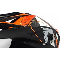 Мотошлем AIM RH855 Carbon Razor RH855R-DWR-XS (XS, белый/красный) - Изображение №8 — Chaika Market