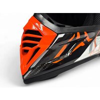 Мотошлем AIM RH855 Carbon Razor RH855R-DWR-XS (XS, белый/красный) - Изображение №7 — Chaika Market