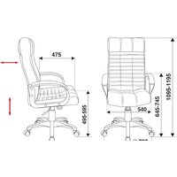 Офисное кресло Бюрократ KB-10 (черный) - Изображение №5 — Chaika Market