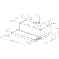Кухонная вытяжка Faber Flox Glass BK A50 315.0567.355 - Изображение №2 — Chaika Market