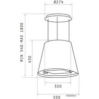 Кухонная вытяжка Elica Juno IX/F/50 [PRF0071970] - Изображение №3 — Chaika Market