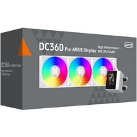 Система жидкостного охлаждения для процессора PCCooler DC360 Pro ARGB Display (белый) - Изображение №5 — Chaika Market