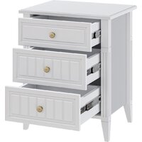 Комоды, тумбы Bravo Мебель Мэгги (белый снег/лак белый) - Изображение №2 — Chaika Market