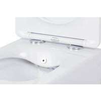 Унитаз подвесной Roxen Cube bidet в комплекте с инсталляцией StounFix Dual Fresh 6 в 1 966246 (кнопка: бежевый) - Изображение №7 — Chaika Market