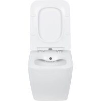 Унитаз подвесной Roxen Cube bidet в комплекте с инсталляцией StounFix Dual Fresh 6 в 1 966246 (кнопка: бежевый) - Изображение №6 — Chaika Market