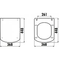 Унитаз подвесной Creavit Elegant EG321-11CB00E-0000 (KC1103.01.0000E + S-IN-MZ-VECTOR + P-BU-MOV/Blg/Gl) - Изображение №9 — Chaika Market
