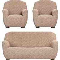 Пледы, покрывала Софатэкс Комфорт Стандарт Венеция без оборки 01131 (капучино) — Chaika Market