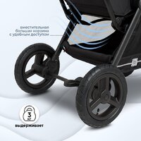 Коляска прогулочная «книга» Sweet Baby Egoista Air (черный) - Изображение №12 — Chaika Market