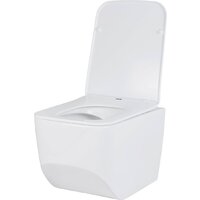 Унитаз подвесной Roxen Boro в комплекте с инсталляцией StounFix Dual Fresh 6 в 1 966110 (кнопка: серый бетон) - Изображение №8 — Chaika Market