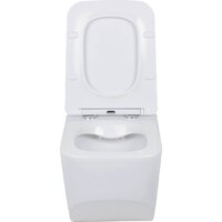 Унитаз подвесной Roxen Boro в комплекте с инсталляцией StounFix Dual Fresh 6 в 1 966110 (кнопка: серый бетон) - Изображение №9 — Chaika Market