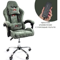 Игровое (геймерское) кресло Calviano Asti Ultimato (green fabric) — Chaika Market