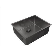 Кухонная мойка Paulmark Next 54 Uni PM215444-GM (черный/вороненая сталь) - Изображение №7 — Chaika Market