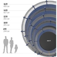 Батут Unix Line Supreme Basic 10 ft (blue) - Изображение №11 — Chaika Market