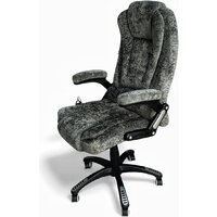 Офисное кресло Calviano Veroni 56 (серый плюш) - Изображение №5 — Chaika Market