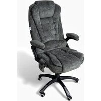 Офисное кресло Calviano Veroni 56 (серый плюш) - Изображение №2 — Chaika Market